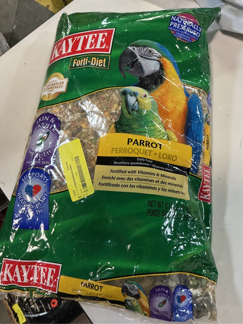 Condition photo showing Good Condition for kaytee forti-diet parrot food, feather health, 8 lb