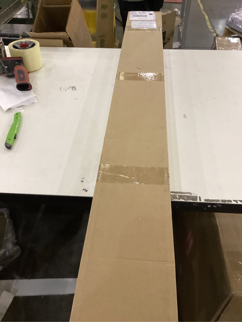 Condition photo showing As Is for Bypass Sliding Door Hardware 60", Bypass Wardrobe Closet Door Track Set, Smoothly and Quietly, for 2 Door System XC47-60"