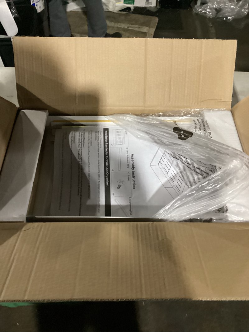 Kitstorack Pull out Cabinet Organizer, Expandable(12"-20") Heavy Duty Slide out Drawers Fixed with A