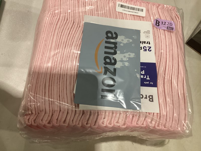 Condition photo showing As Is for Pet Toilet Training Pads 100Count Disposable Puppy Pee Pads 18" x 13" for Dogs, Ultra Absorbent|Quick Dry|Leak-Proof Pet Potty Pads for Dog, Cat, Rabbits and Guinea Pigs (Pink)
