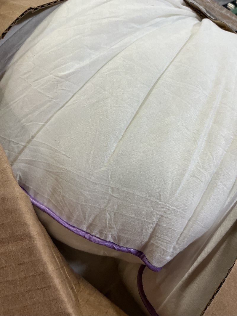Condition photo showing As Is for jollyvogue pillows king size set of 4, washable supportive bed pillows with super soft down alternative fill, luxury fluffy hotel quality for side, back, and stomach sleepers 4 king