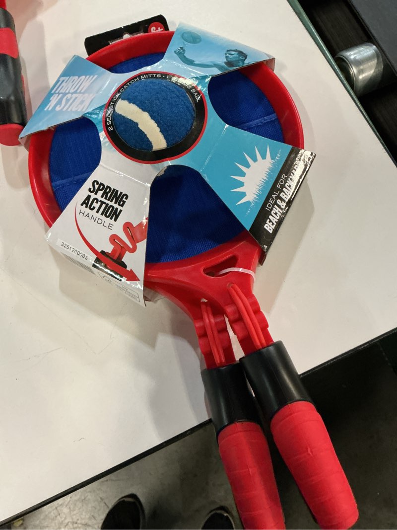Condition photo showing New/Like New for franklin throw 'n stick catching set red