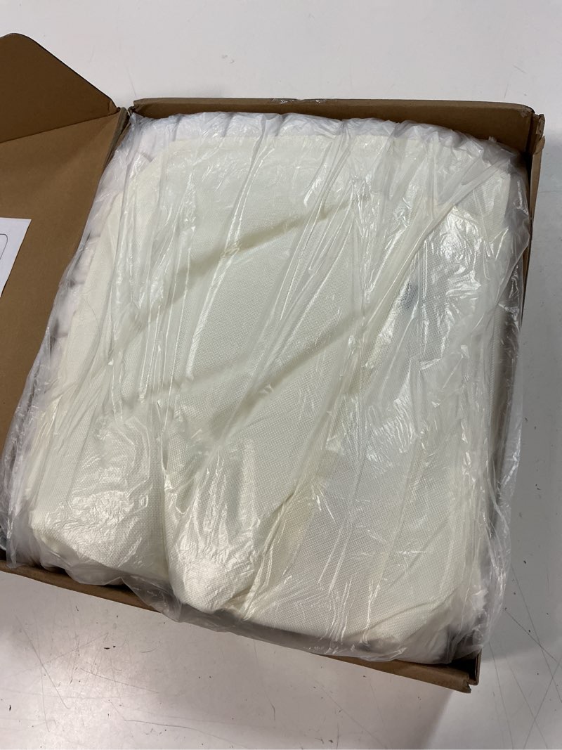 Condition photo showing New/Like New for zakkart snugcloud foldable cat window perch - cordless, ultra soft machine washable bed with 4-sided bolster, metal frame - window hammock for large cats and kittens (cream white, medium) cream white medium (22.8"x15.7")