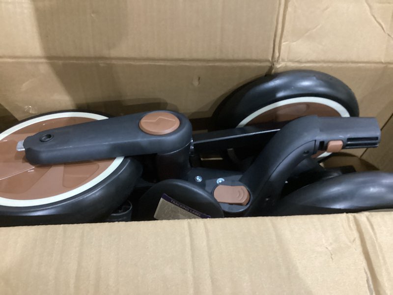 Condition photo showing Good Condition for Tricycle for Toddlers 1-3 Year Olds, 5 in 1 Toddler Balance Bike with Removable Pedal, Foldable Toddler Tricycle with Push Handle(Black)
