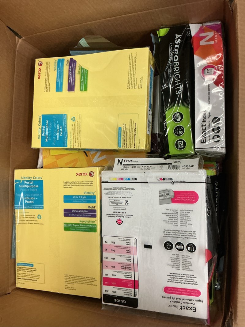 assorted copy and print paper