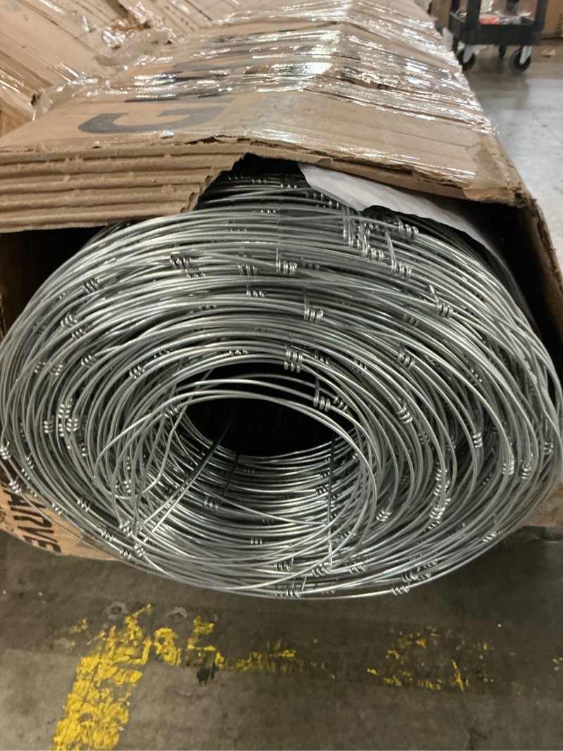 Condition photo showing Good Condition for cattle farm fence 4ft x 164ft, heavy duty galvanized wire fence for goat, hog, deer, sheep, heavy wire fencing for livestock animal yard garden protection, corrosion resistant 4 ft x 164 ft
