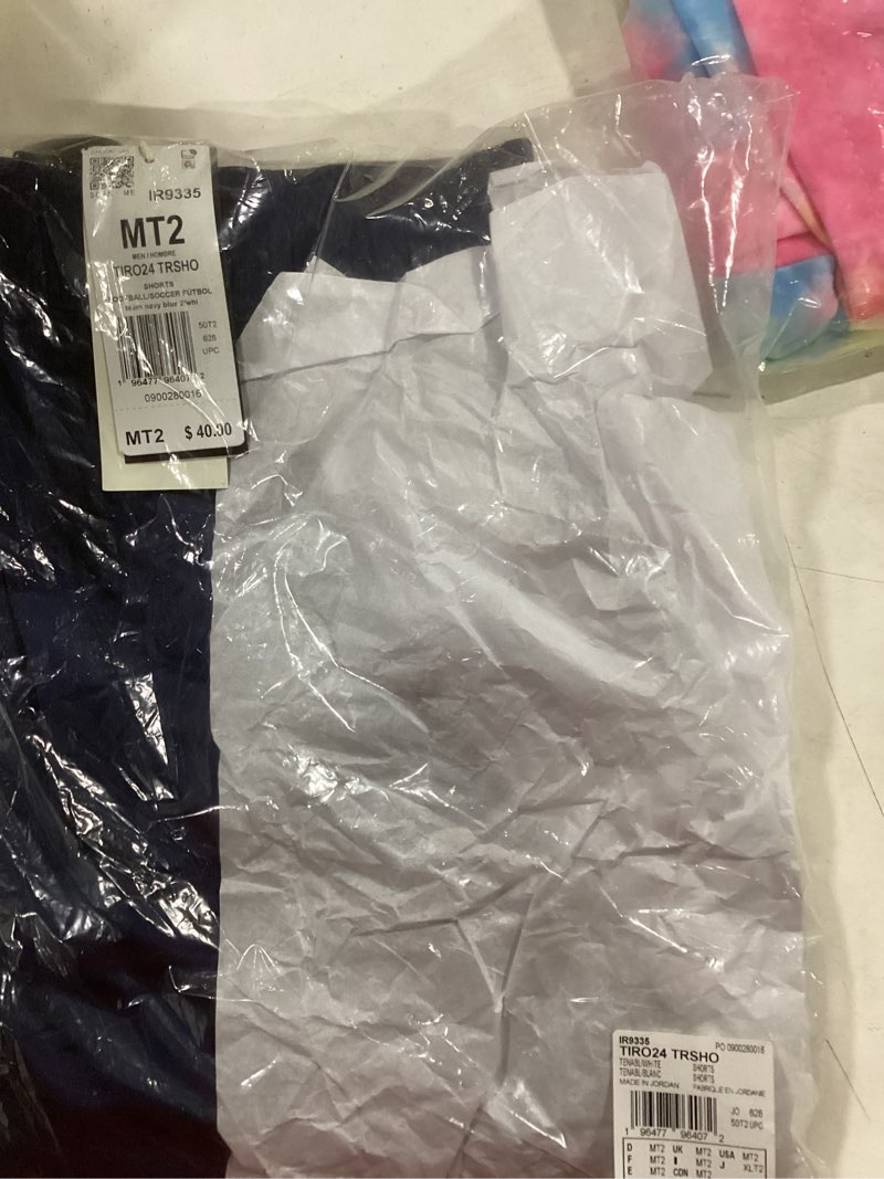Condition photo showing New/Like New for adidas Mens Tiro 24 Training Short, Team Navy Blue/White, Medium