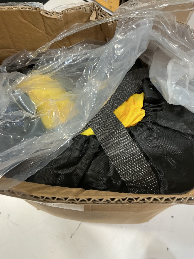 Condition photo showing New/Like New for pteromy sleeping bags for adults, lightweight and machine washable, water resistant backpacking camping sleeping bag for warm cold weather, camping essentials for hiking travel 50°f~80°f / 3 season yellow