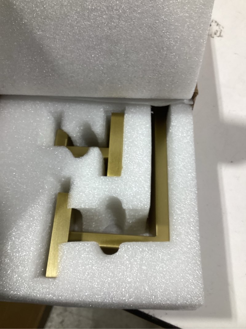 Condition photo showing New/Like New for Brushed Gold 5 Pieces Bathroom Hardware Accessories Set Towel Bar Set Towel Holder Racks Set for Bathroom,SUS304 Stainless Steel,Wall Mounted 23.6-Inch Brushed Gold 5 Pcs