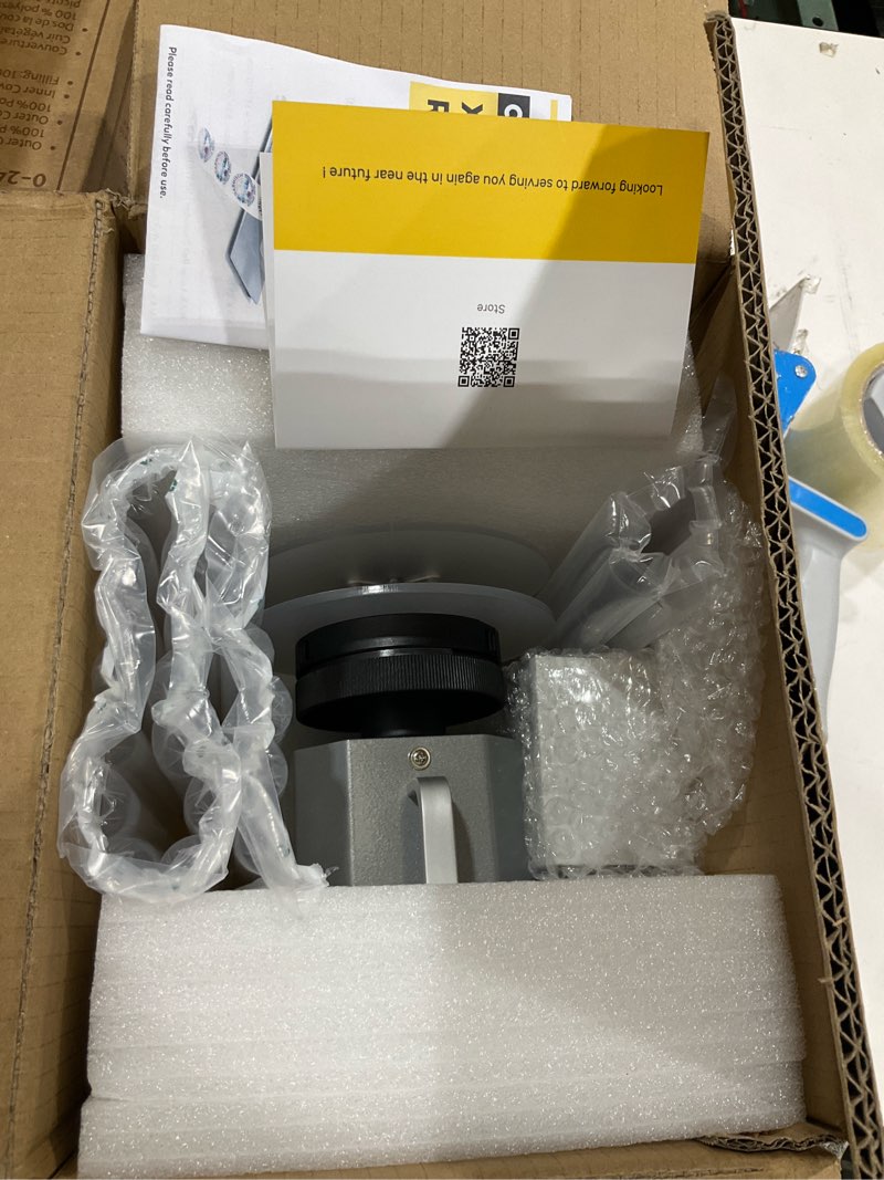 Condition photo showing As Is for CGOLDENWALL Compact Quiet Automatic Label Rewinder, 1-12"/s Bidirectional Rewind, Coreless/1-1.5" Core Quick Adjust, Max. Label Dia. 5.5" Width 4.3", Auto Sync with Printer, Space-Saving