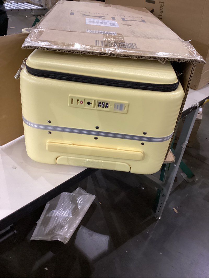 Suitcase with lock code