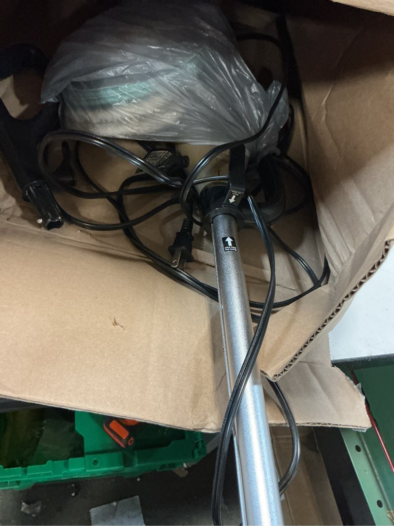 Condition photo showing As Is for devoac vm6 scrubbing steam mop with rotating mop pads, 10 in 1 steam mop, lightweight spin mop & 3 steam modes for hard floor laminate marble floors darknavy