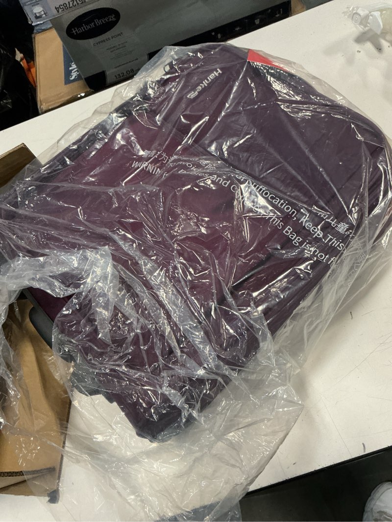 Condition photo showing New/Like New for hanke 16 inch underseat carry on luggage with wheels small suitcase softside luggage bags for travel lightweight suitcases with wheels travel luggage personal item for men and women.(purple)