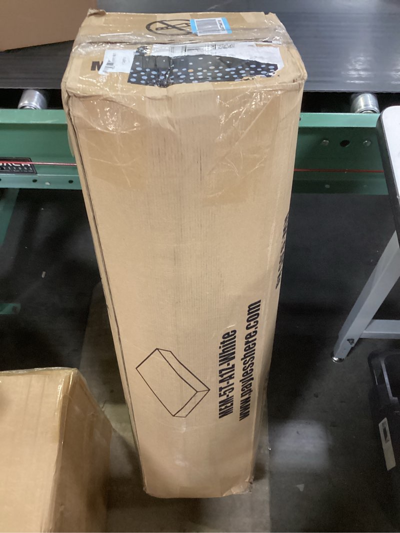 Condition photo showing New/Like New for fdw | 5 inch twin mattress | medium firm | gel memory foam mattress | white | bed in a box, certipur-us certified | pressure relief, cooling ventilated foam | washable removable cover white twin 5 in