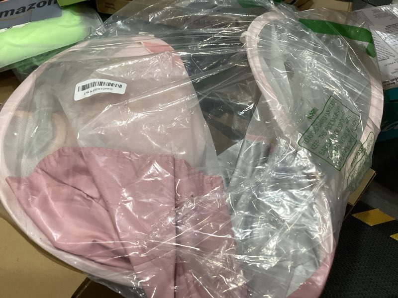 Condition photo showing Good Condition for free swimming baby inflatable baby swim float with sun canopy size improved infant pool floaties swimming pool toys for the age of 3-36 months small pink swan