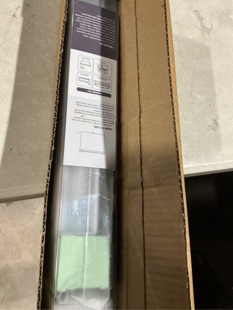 Condition photo showing Good Condition for AOSKY Cordless Roller Shades Blackout Blinds for Windows Room Darkening Rolled Up Shades with Spring System, UV Protection Window Shades Door Blinds for Home and Office (35.5" W x 72" H, Ivory White) 35.5"W x 72"H Ivory