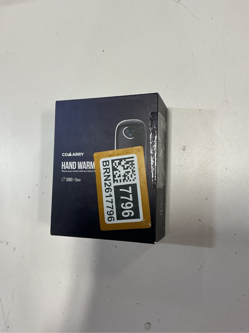 Condition photo showing New/Like New for Hand Warmer Rechargeable 2-in-1, Electric Handwarmers, Smart Heating UL Certified, 3-Settings,Portable Heater, Ultra Slim Pocket, Hunting Essentials, Gifts for Christmas (Black)