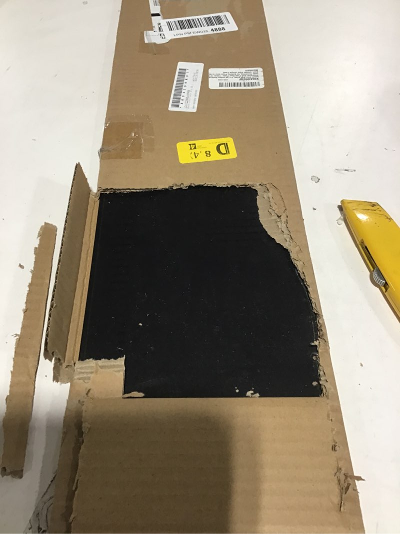 Condition photo showing As Is for uxcell Door Kick Plate, 6 x 34 Inches Anodized Aluminum Kick Plate Door Plate, 1.5mm (1/16 Inch) Thickness, for Exterior Front Door or Back Door, Copper Gold (Single Pack) 6 x 34 Inch Copper Gold