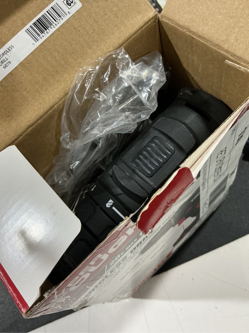 Condition photo showing Good Condition for hyper tough 20v brushless one speed drill