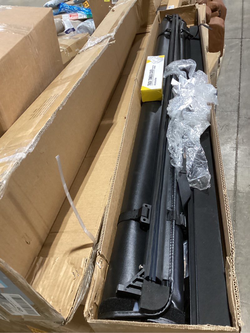 Condition photo showing Good Condition for Soft Roll-up tonneau Cover Compatible with 2004-2014 Ford F150 F-150 5.5ft Bed (67"), PVC Top Alloy Steel Structure, Also fits Lincoln Mark LT 5.5 ft 2004-2014 Soft Rolling 5‘6“