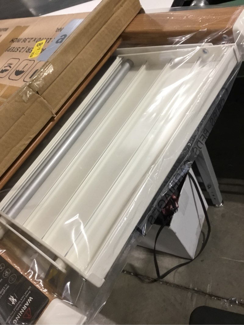 Condition photo showing Good Condition for 2-Step Aluminum Ladder,Lightweight Folding Step Stool with Extra-Wide Anti-Slip Steps,330 lbs Capacity,Compact Space-Saving Design for Home,Kitchen and Office?White&Woodgrain? White&woodgrain 2 Step