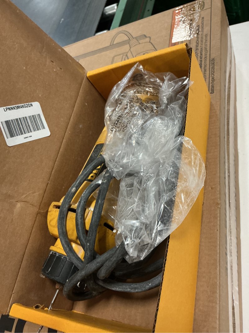 Condition photo showing As Is for DEWALT Rotary Saw with 1/8-Inch and 1/4-Inch Collets, 5-Amp, Corded (DW660)