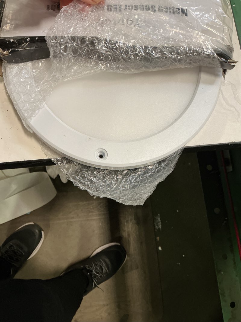 Condition photo showing Good Condition for Youtob Motion Sensor Ceiling Light 15W 1200LM, ETL Listed, LED Flush Mount Round Lighting Fixture for Stairs, Porches, Closets, Basements, Hallways, Pantries, Laundry Rooms(4000K Cool White)