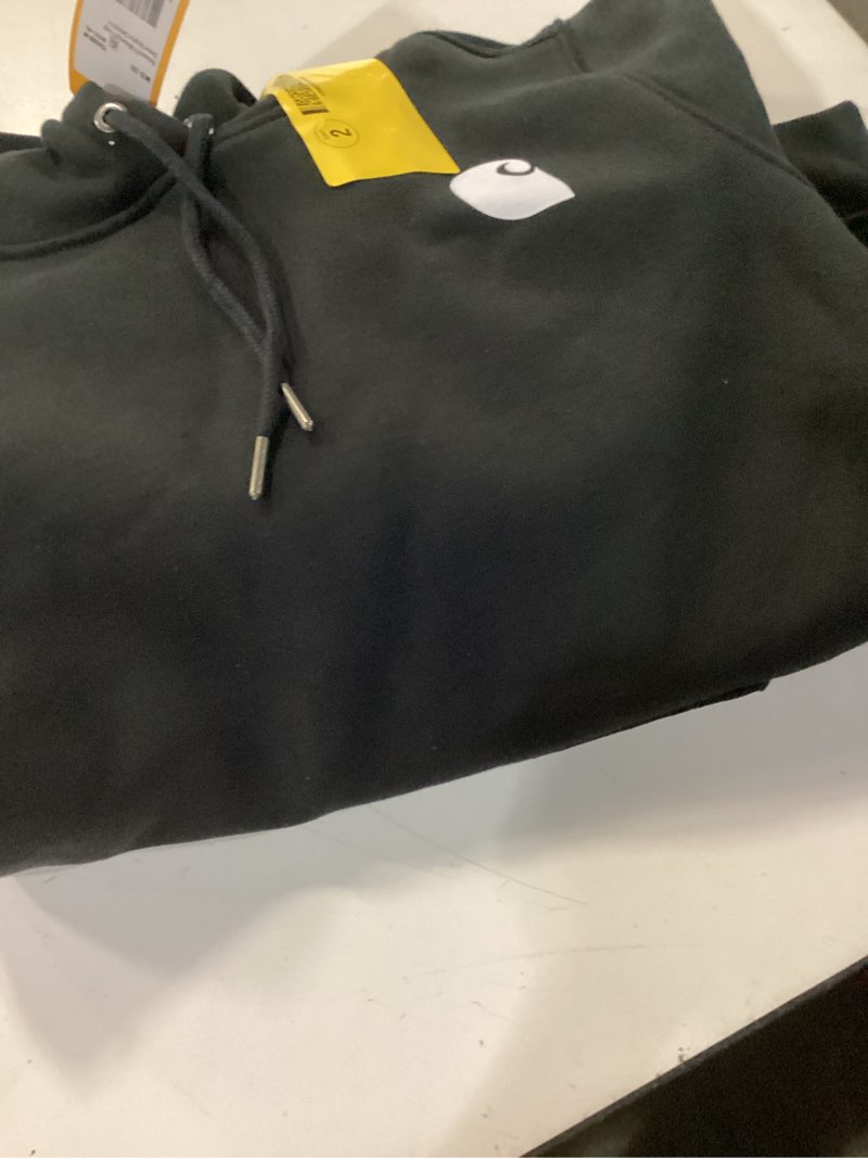 Condition photo showing As Is for carhartt women's clarksburg graphic sleeve hoodie