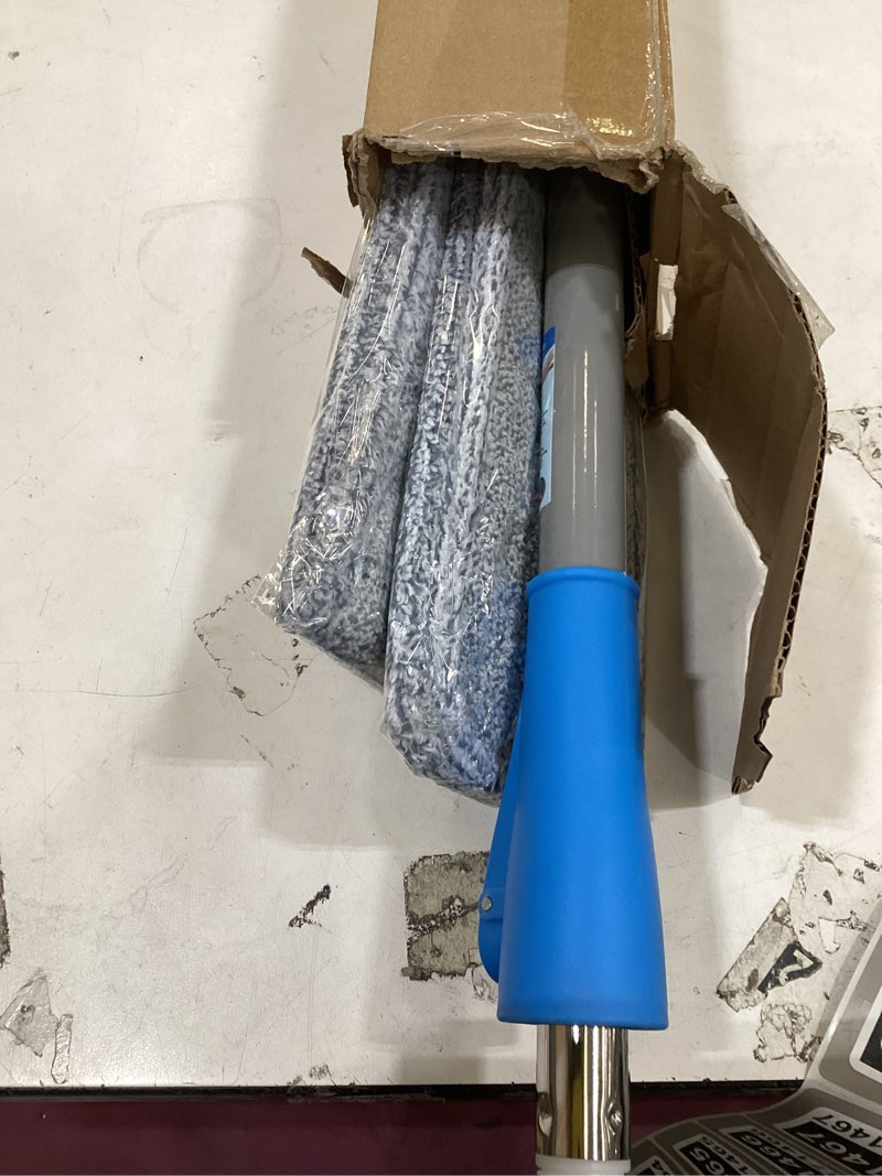 Condition photo showing Good Condition for microfiber wet mops 24 in heavy duty flat floor mop adjustable handle with 4 washable mop clothes