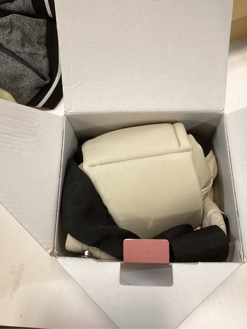 Condition photo showing New/Like New for Momcozy Baby Carrier - Ergonomic, Cozy and Lightweight Carrier for 7-45lbs, Effortless to Put On, Ideal for Hands-Free Parenting, Enhanced Lumbar Support, Purehug for Infant to Toddler, Khaki Cotton-Khaki