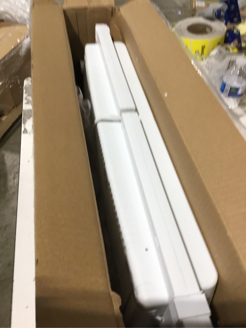 Condition photo showing As Is for Not tested shinic Twin Window Fan, 9-Inch Blades Reversible Airflow, Thermostat Control, 3 Speeds, 3 Functions, 23.8\\\"-37\\\" Expandable Width, Window Exchaust Fans for Home Bedroom, ETL Certified