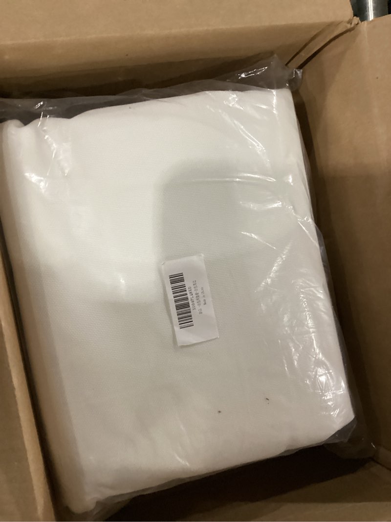 Condition photo showing Good Condition for twin size outdoor patio daybed cushion covers fitted sheet slipcover with zipper,twin size patio porch swing bed mattress cover waterproof white piping 75*39*6in