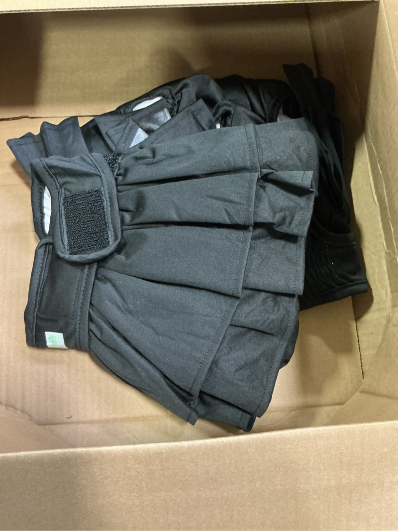 Condition photo showing Good Condition for wegreeco Dog Diapers Female (3 Pack), Highly Absorbent Dog Diapers for Female Dogs Washable in Heat, Incontinence, or Excitable Urination (Black, Large) Large (Pack of 3) Black