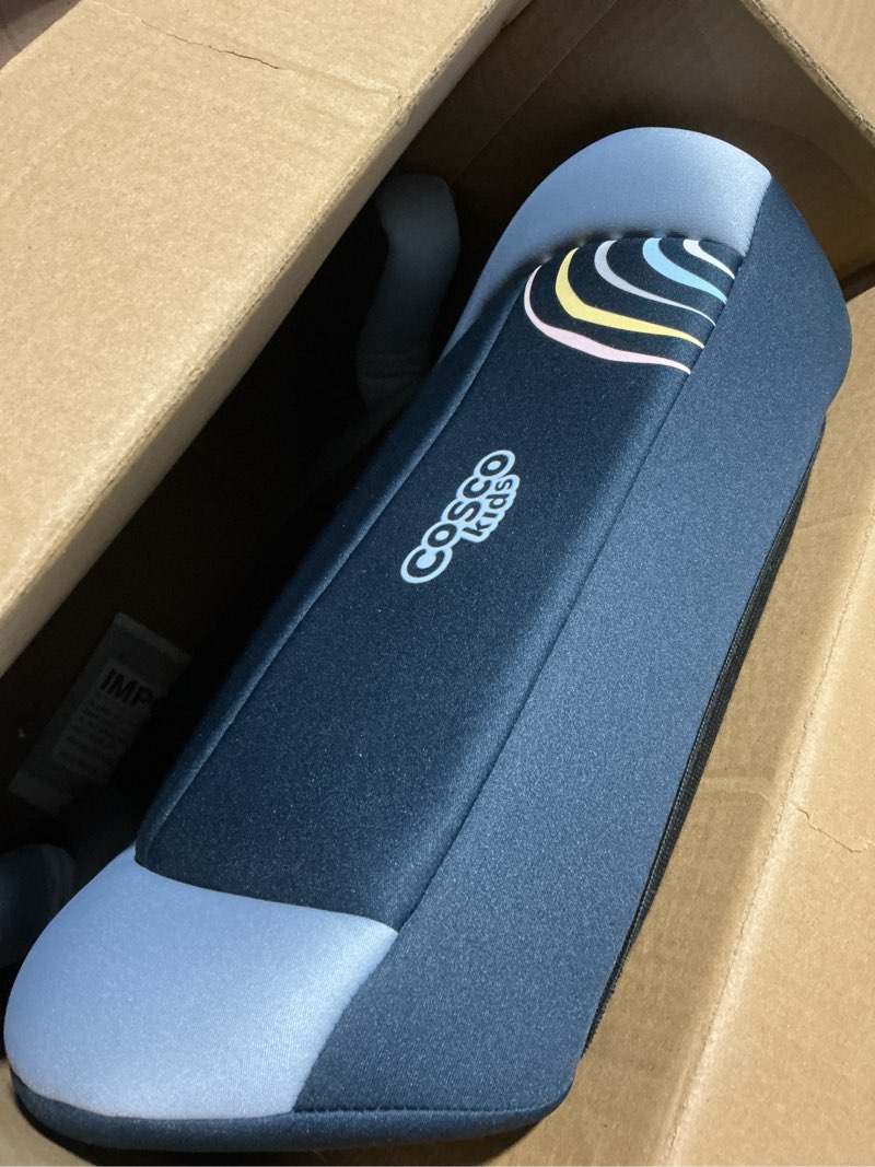 Condition photo showing Good Condition for Cosco Topside Backless Booster Car Seat, Lightweight 40-100 lbs, Rainbow