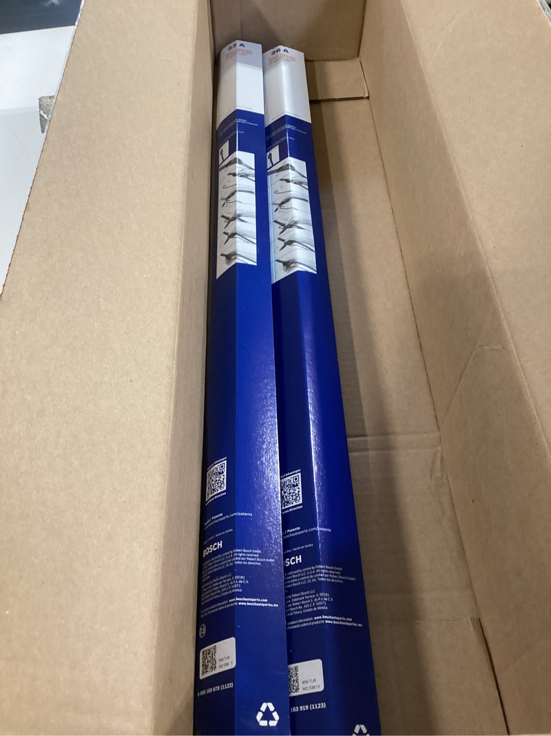 Condition photo showing Good Condition for bosch 26a22a icon beam wiper blades - driver and passenger side - set of 2 blades (26a & 22a) front (26a & 22a) icon combo pack (front)