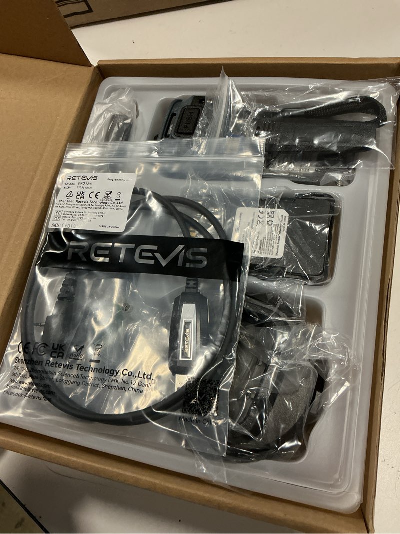 Condition photo showing New/Like New for retevis matetalk c4 gmrs handheld rechargeable walkie talkies for adults