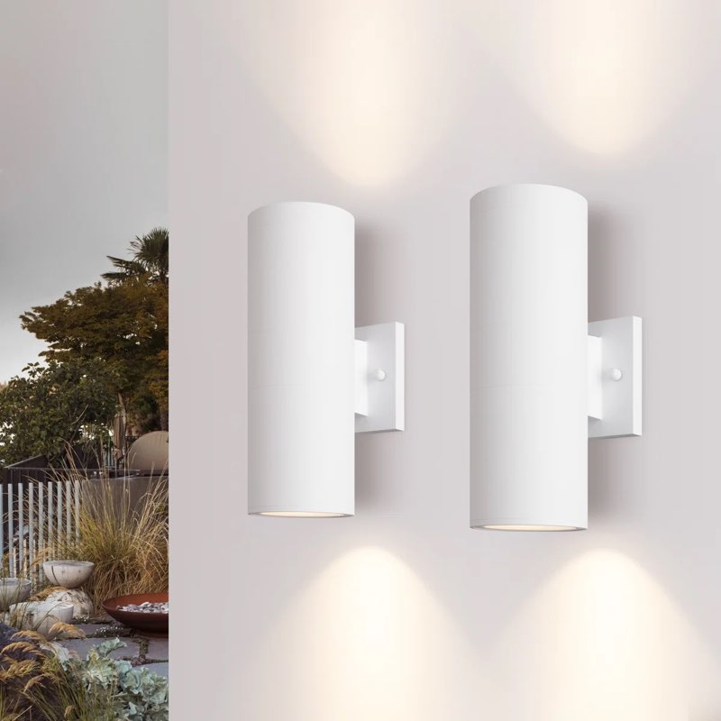 (Set of 2) Raley 2 - Bulb Outdoor Wall Latern 
