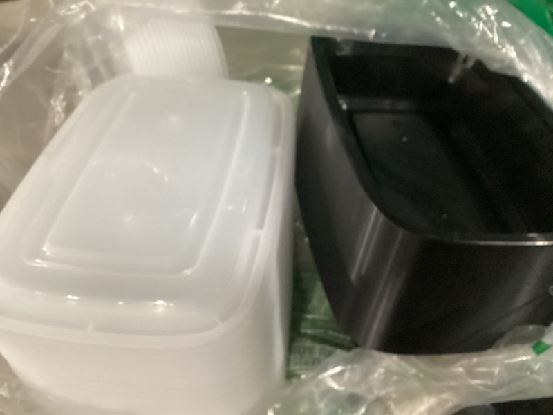 Condition photo showing Good Condition for Meal Prep Containers Reusable 38oz - Food Prep Containers with Lids 50 Pack, Disposable To Go Food Containers, Leakproof, Stackable, Takeout, BPA-Free, Microwave/Freezer Safe 38oz-50Pack