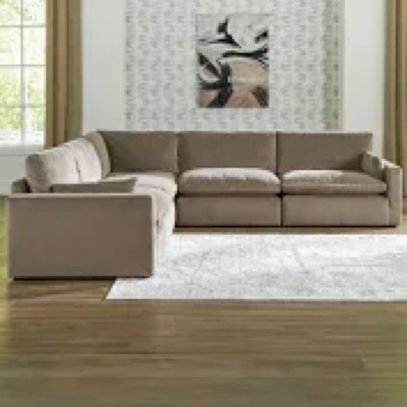 Cloud sofa secrional light brown (incomplete arm rest only)