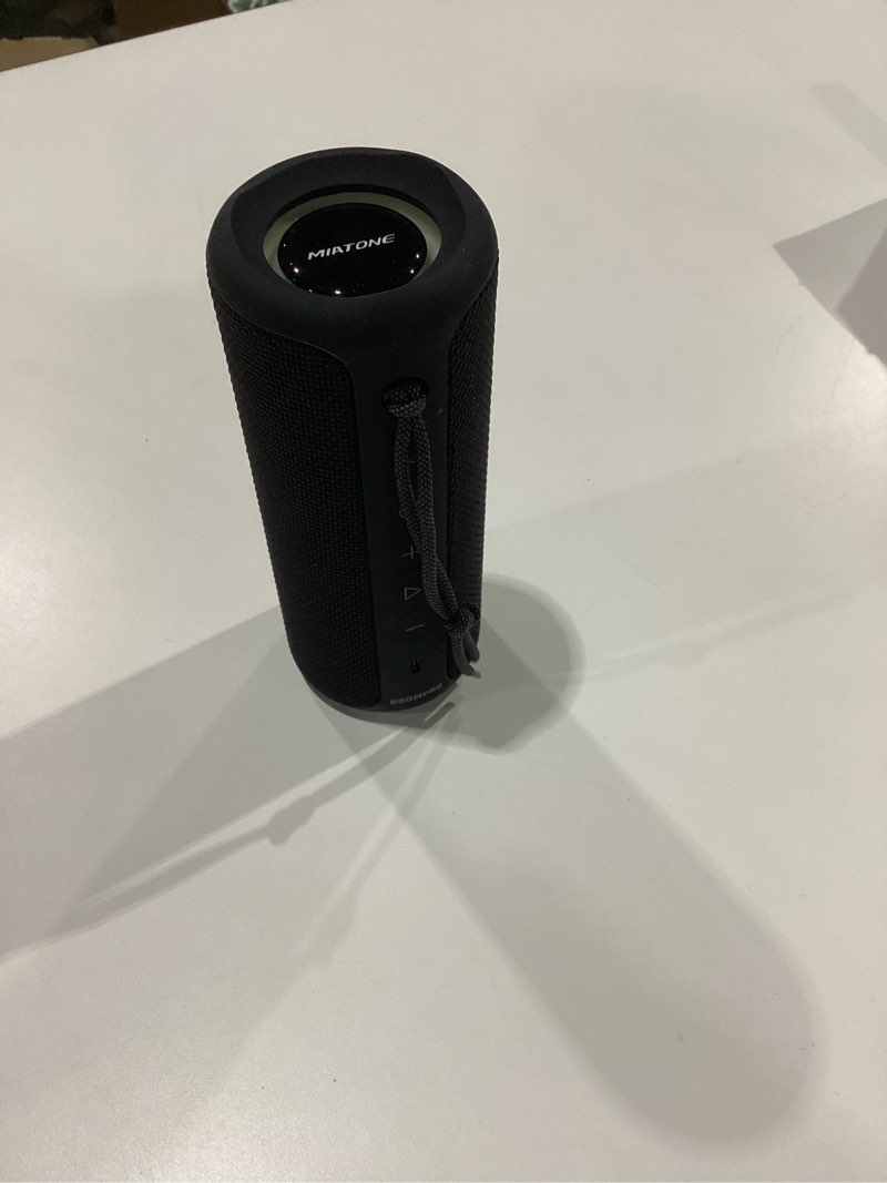 Condition photo showing Good Condition for MIATONE Bluetooth Speakers 36W TWS Portable Speaker with Stereo Sound Bass, Bluetooth 5.3 Wireless USB Type C Outdoor, 5000mAh 24H Playtime IPX7 for Present, Boy Friend Gifts for him (Black), NOT TESTED