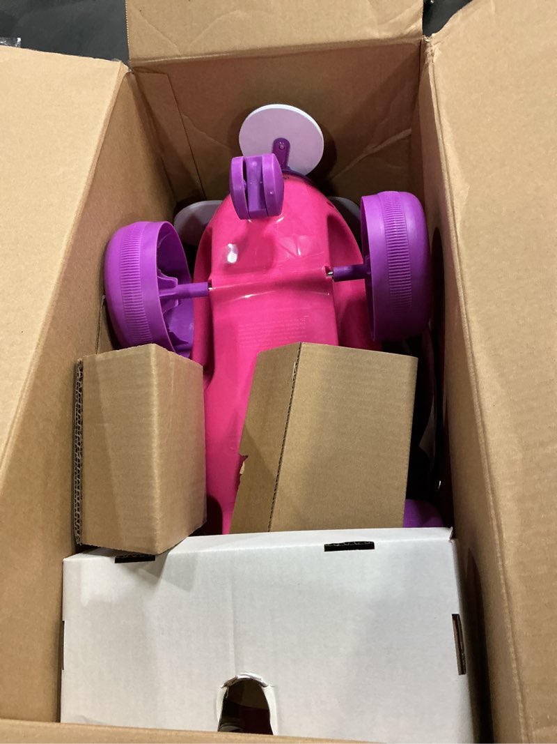 Condition photo showing Good Condition for Kiddieland Disney My First Minnie Ride-On Plane Toy with Music, Lights & Sounds, Steering Wheel, 360° Turning, Horn, Foot-to-Floor Toddler Vehicle