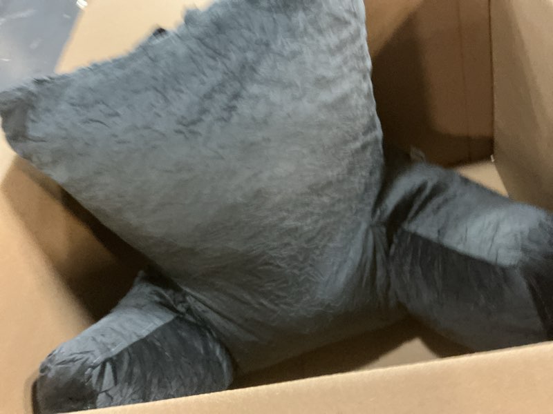 Condition photo showing Good Condition for Neustern Reading Pillow for Sitting in Bed Adult, Back Pillow for Bed Shredded Memory Foam Chair Pillow with Arms and Pockets, Backrest and Support with Washable Cover for Watching TV/Gaming/Relaxing Premium Gray X-Large