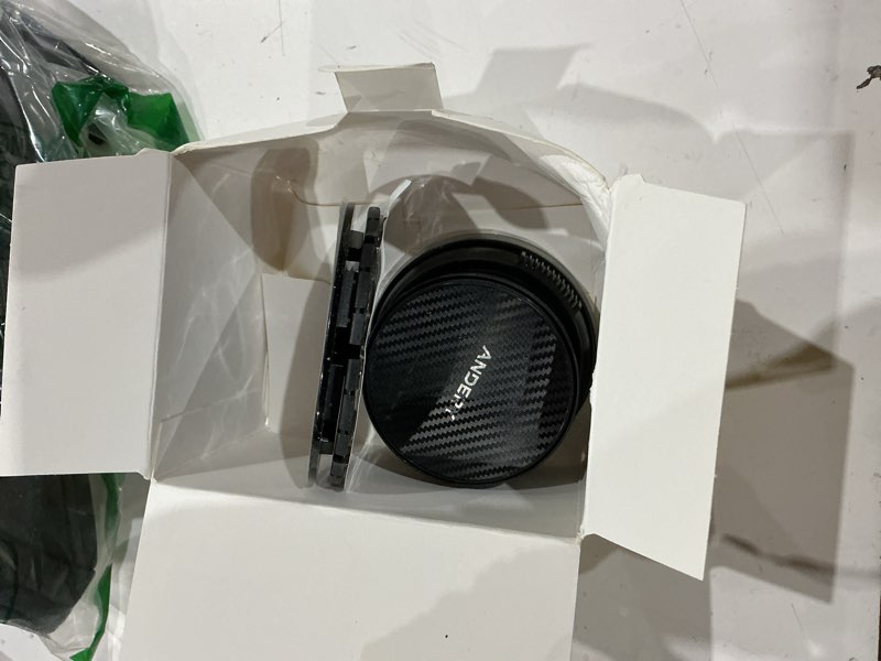 Condition photo showing Good Condition for andery only for iphone magsafe car mount charger [15w fast wireless charging, 78+lbs strong suction 2400gf strong magnetic] 360° adjustable car phone holder, phone holders for your car for pats & mats carbon fiber
