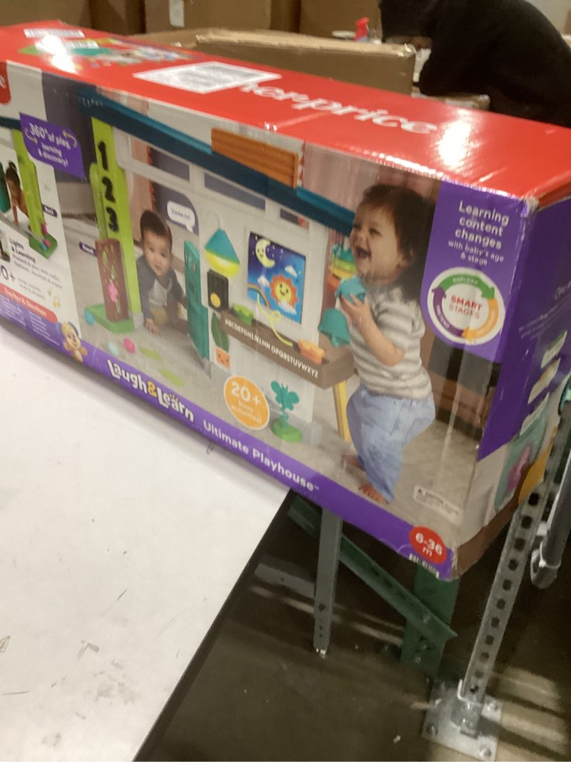 Fisher-Price Baby Learning Toy Laugh & Learn Ultimate Playhouse with Smart Stages & 9 Pretend Play A