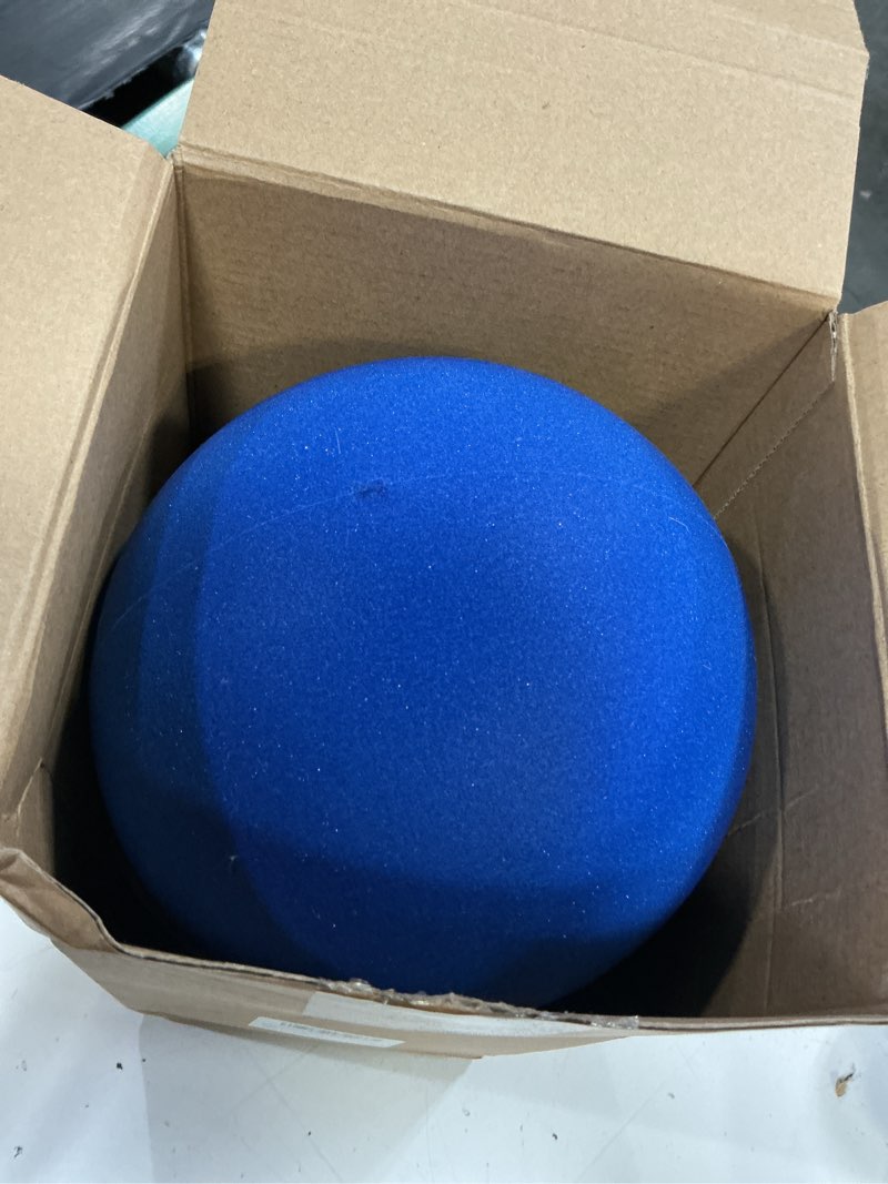 Condition photo showing Good Condition for silipull 2 pcs 7 inch foam balls uncoated high density, soft and bouncy silent foam balls classroom, lightweight and easy to grasp for sports indoor outdoor(blue
