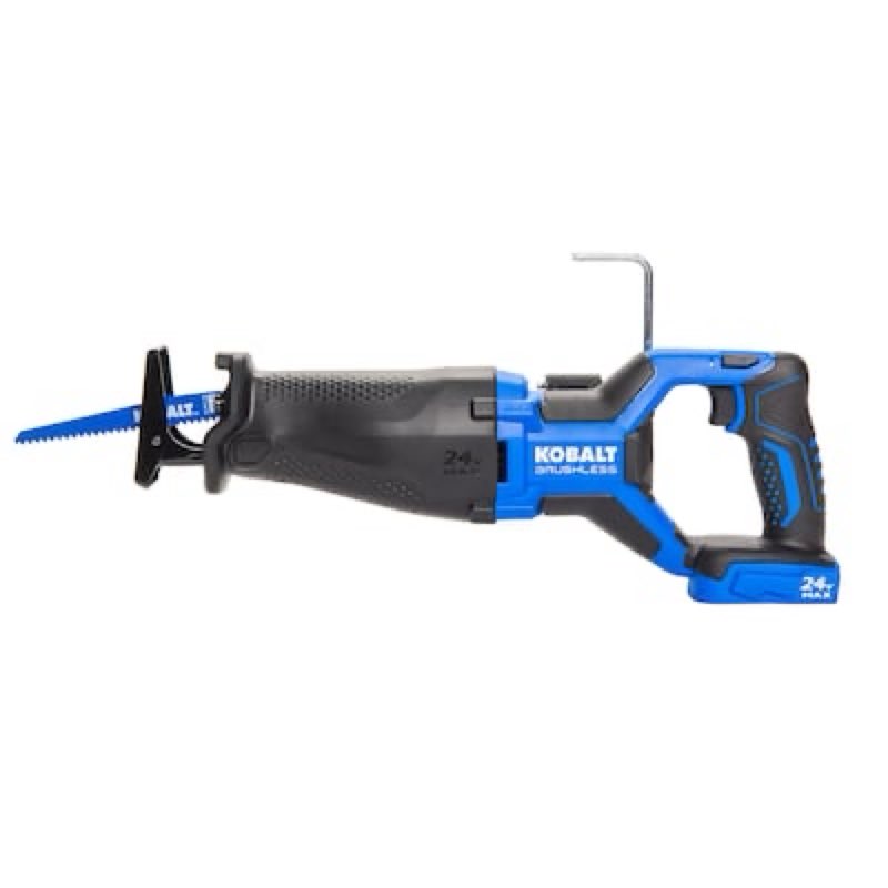 kobalt 24-volt variable speed brushless cordless reciprocating saw (battery not