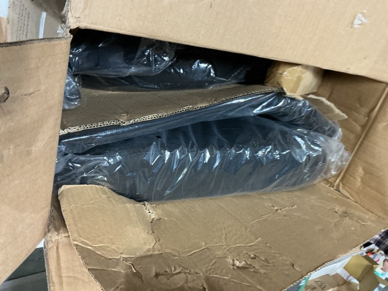 Condition photo showing New/Like New for Mimoglad Ergonomic Office Chair - BIFMA Certified, Flip-up Armrests & 135° Recline, Adjustable Lumbar Support - Space-Saving Task Chair for Business/Team Office & Home (Black, 350lbs) Black-black Frame Modern