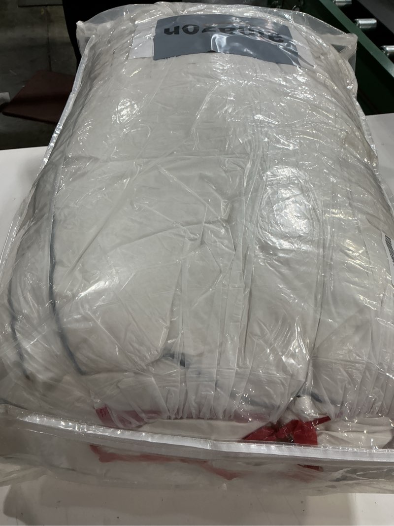 Condition photo showing Good Condition for Premium Canadian Goose Down Pillow King Size Set of 2 Pack, 1050+ Fill Power, 100% Cotton Shell, Luxury Hotel Quality Bed Feather Pillow for Side Back Stomach Sleepers(White,20" x 36") White King(Pack of 2)
