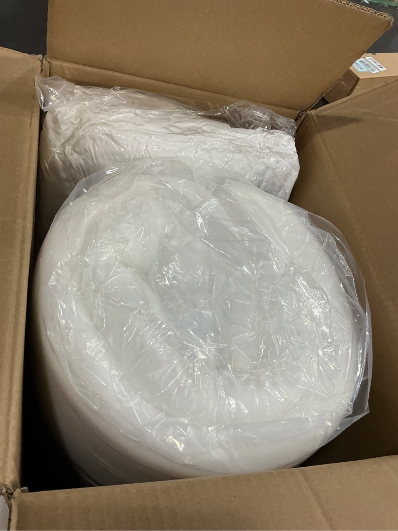 Condition photo showing New/Like New for Bedlore 4-Inch Queen Mattress Topper for Back Pain - Dual Layer Medium Support (2" Gel Memory Foam + 2" Cooling Fluffy Pillow Top Pad), Breathable & Pressure Relief (White) White Queen