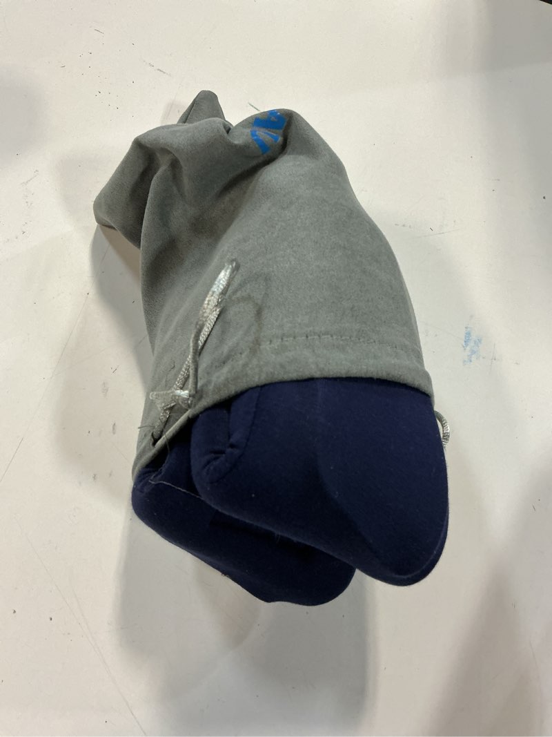 Condition photo showing Good Condition for velpeau neck brace for neck pain and support - soft cervical collar for sleeping in bed, snoozing, sleeping upright, anti-snoring, sleep apnea for women & men (blue, comfort version, medium: 11.5-14"/3?) medium (pack of 1) comfort(regular)blue
